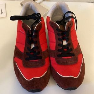 Mens suede coach shoes